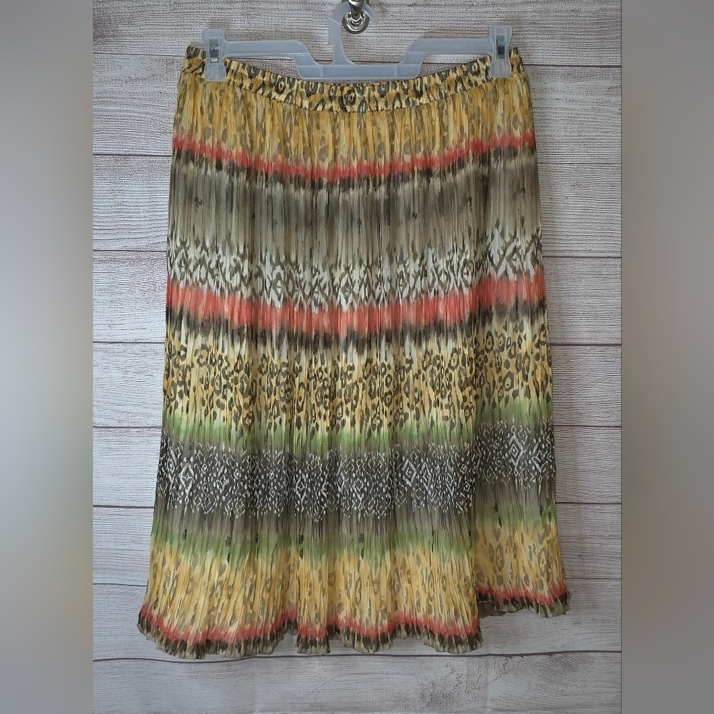 Alfred Dunner Women's Maxi Skirt With Elastic Waist & Drawstring Size 16 - Picture 2 of 4